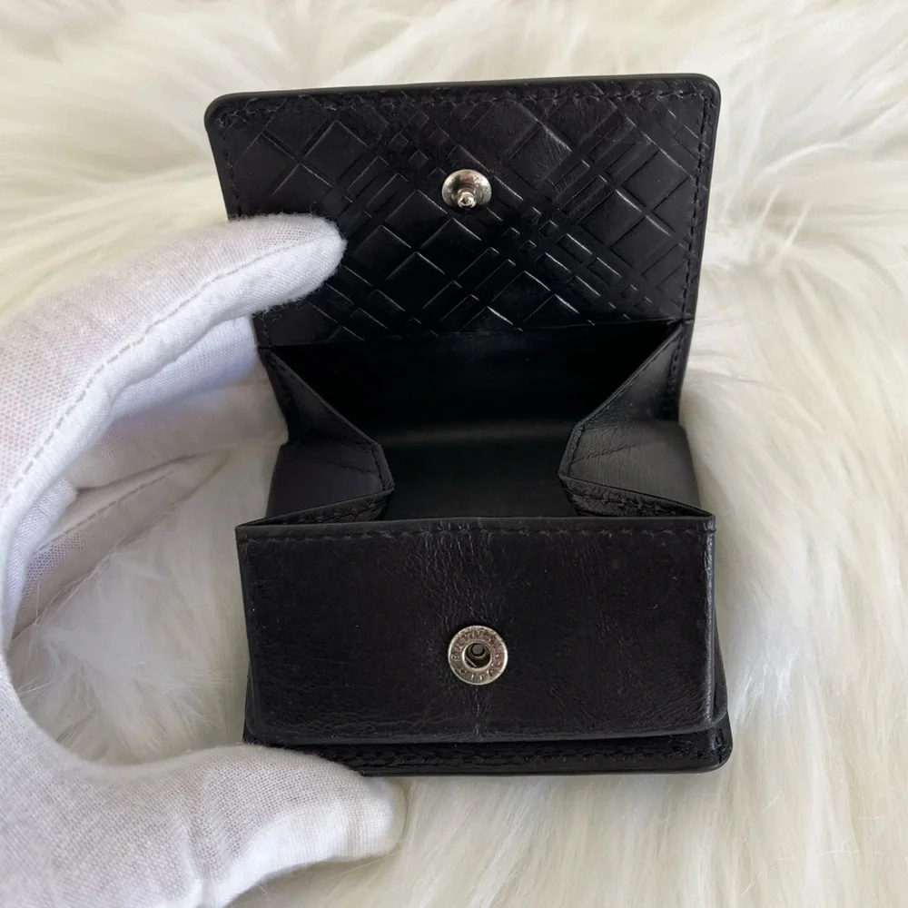 Burberry Black Label Coin Jewelry Case Vintage Unisex Collectible Circa 2015
